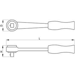 Llave dinamométrica de 3/8" torcofix k