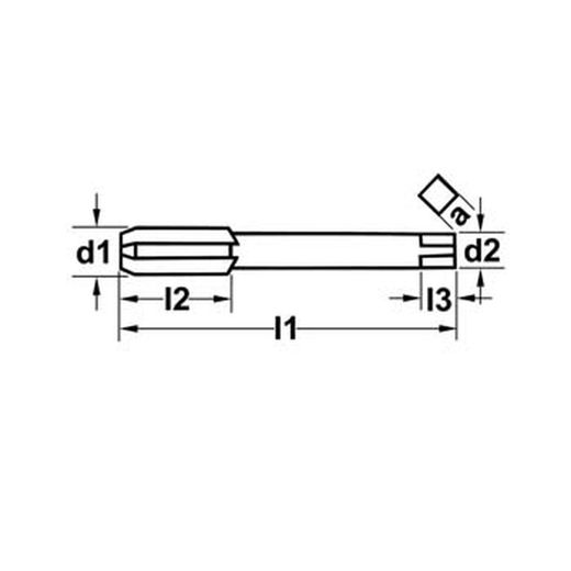 Taraud machine Spectrum pour trous borgnes, filetage métrique à droite réf. Ex00