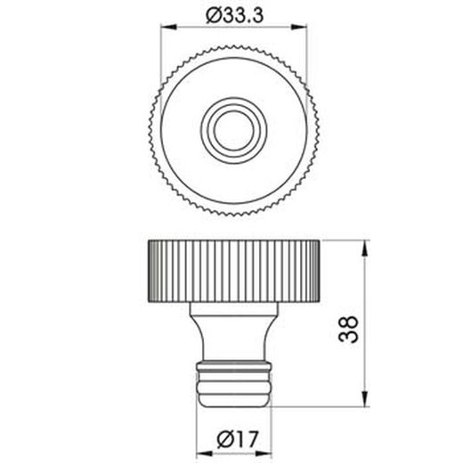 Gardena 902-50 robinet mâle