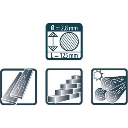 Mines (10 unités) pour marqueur Pica Dry avec dureté spéciale H pour marquage fin réf. 4050