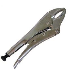 Pince à mâchoires courbée avec cutter