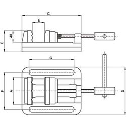 Pinces pour perceuses mod. Bsh