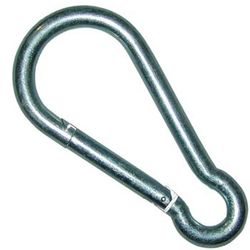 Mousqueton pompier galvanisé