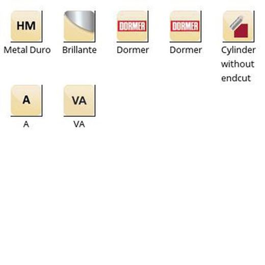 P601 - Limes rotatives Dormer - cylindriques sans coupe frontale