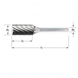 P601 - Limes rotatives Dormer - cylindriques sans coupe frontale