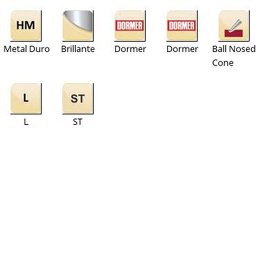 P721 - Lime rotative Dormer - conique à pointe sphérique