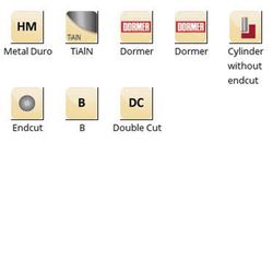 P803 - Lime rotative Dormer - cylindrique avec coupe frontale