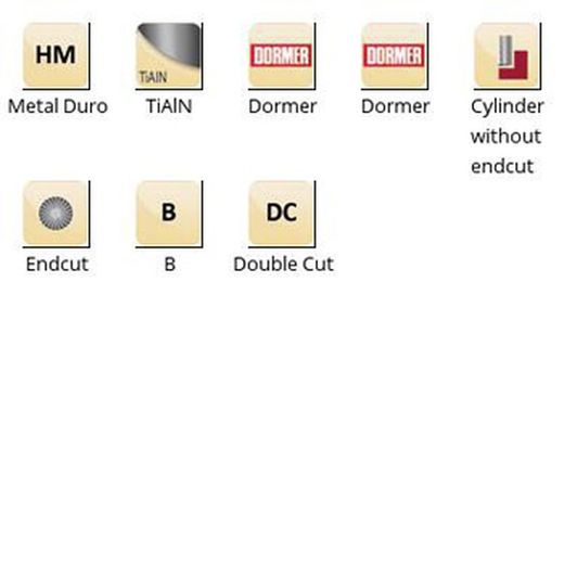 P803 - Lime rotative Dormer - cylindrique avec coupe frontale