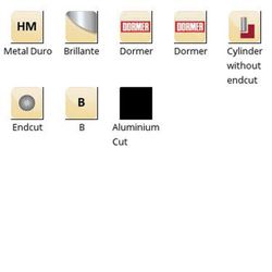 P833 - Lime rotative Dormer - cylindrique avec coupe frontale