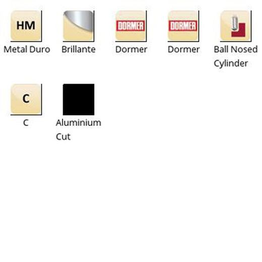P835 - Lime rotative Dormer - cylindrique à pointe sphérique