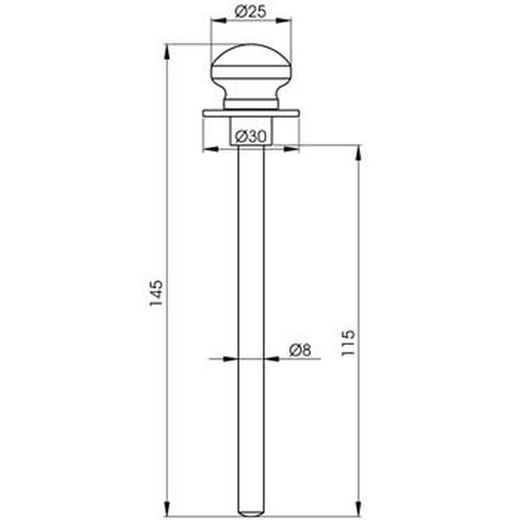 Épingle de sécurité pour stores