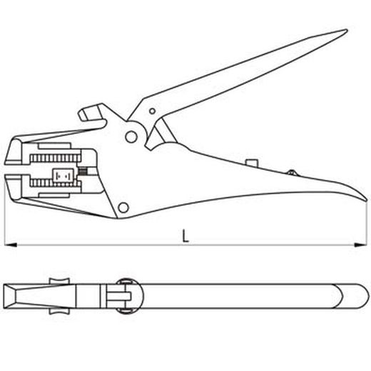 Pince à dénuder auto-ajustable
