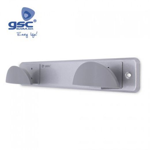 Cabide semicircular com 2 puxadores ref. 3802796