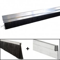 Perfil de aluminio con cepillo