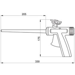 Pistola espuma poliuretano