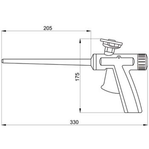Pistola espuma poliuretano