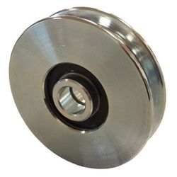 Poulie en acier à canal unique