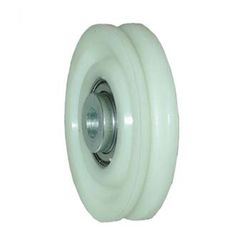 Poulie en nylon pour porte basculante, 1 canal, 6,5 mm