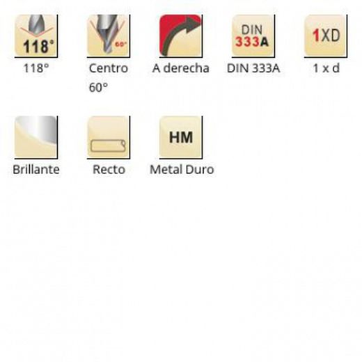 R200 - forets à centrer - 60°