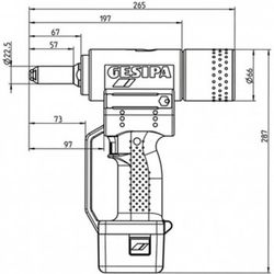 Riveteuse à batterie gesipa mod. Accubird®