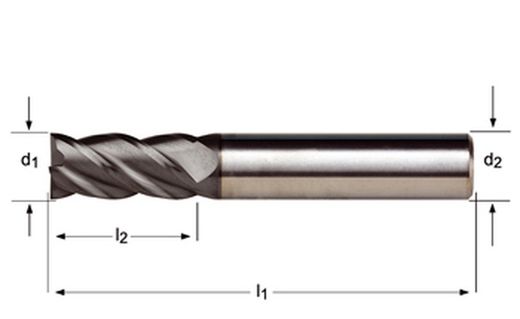 S612 - dormer metal duro diamante din 6535 ha shank fresas de acabado n dormer dormer