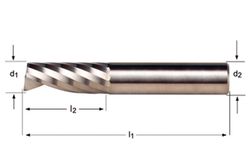 S637 - dormer metal duro polished din 6535 ha shank fresas de acabado w dormer dormer