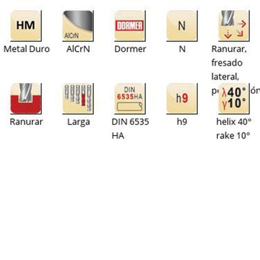 S714 - dormer metal duro alcrn din 6535 ha shank fresas de acabado n dormer dormer