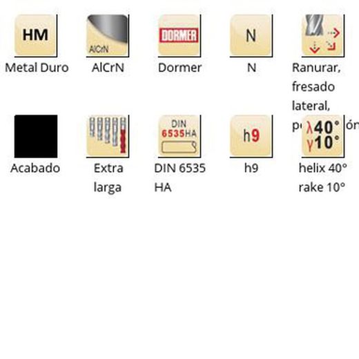 S718 - dormer metal duro alcrn din 6535 ha shank fresas de acabado n dormer dormer