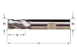S804HB - Fraises de finition à queue Dormer Carbide Alcrona DIN 6535 HB N DIN 6527 K DIN 6527 K
