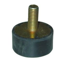 Support antivibratoire cylindrique avec filetage mâle sur un côté