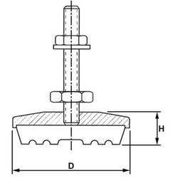 Support d'amortisseur en polyuréthane