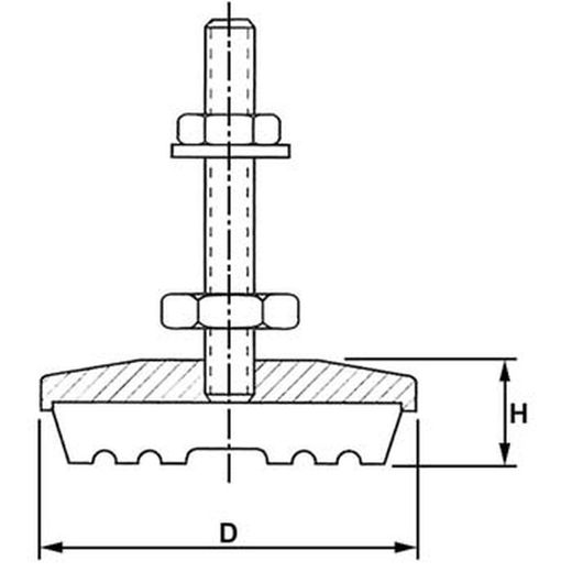 Support d'amortisseur en polyuréthane