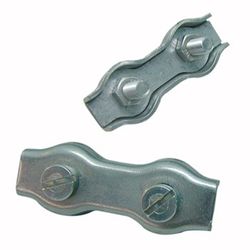 Collier de serrage plat double zingué