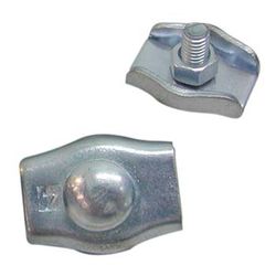 Collier de serrage plat simple, zingué