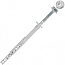 Cheville en nylon avec vis en acier inoxydable A4 pour cadres mod. Fusil SXRL A4