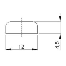 Tapón para tornillo envolvente (ca-hp o tec) ref. T-12