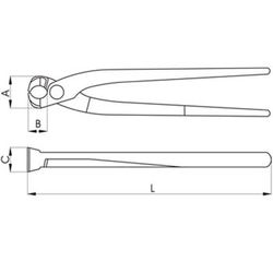 Pince à coffrage modèle russe