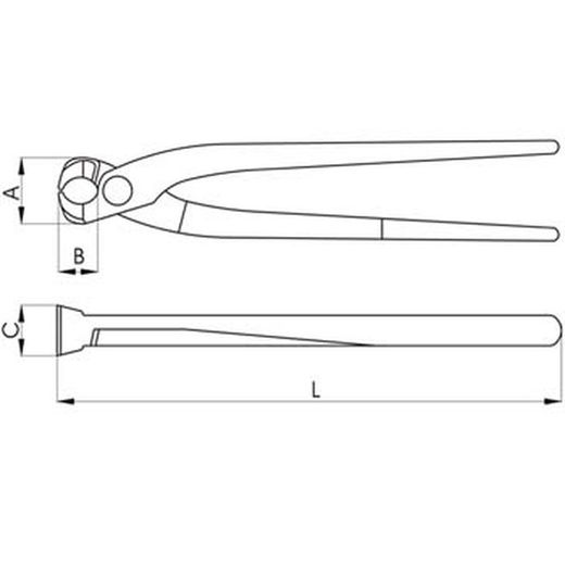 Pince à coffrage modèle russe