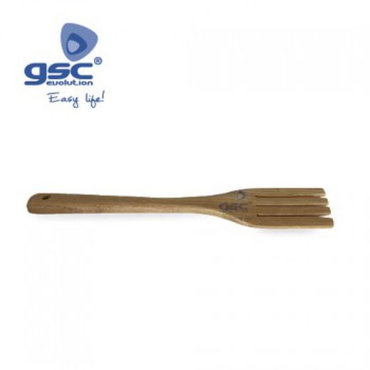 Tenedor de madera de bambú (bolsa 10 unidades) ref. 2702577