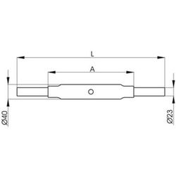 Tendeur tubulaire à 2 tiges