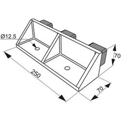Tope doble sistema k.500-k.1000