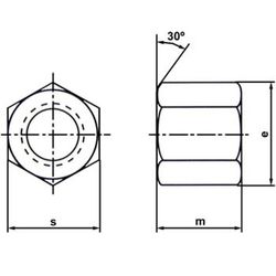 Écrou haut DIN 6330-B