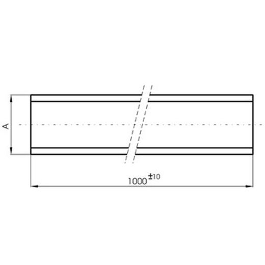 Tige filetée en laiton DIN-975 avec filetage métrique - 1 mtr. Long.