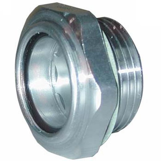 Visier aus Aluminium und Glas