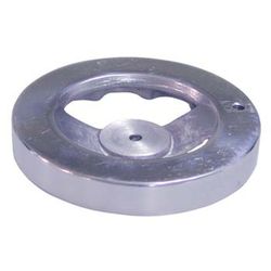 Volante de 2 radios zpk de aluminio con asiento para manilla ref. 330005g*a
